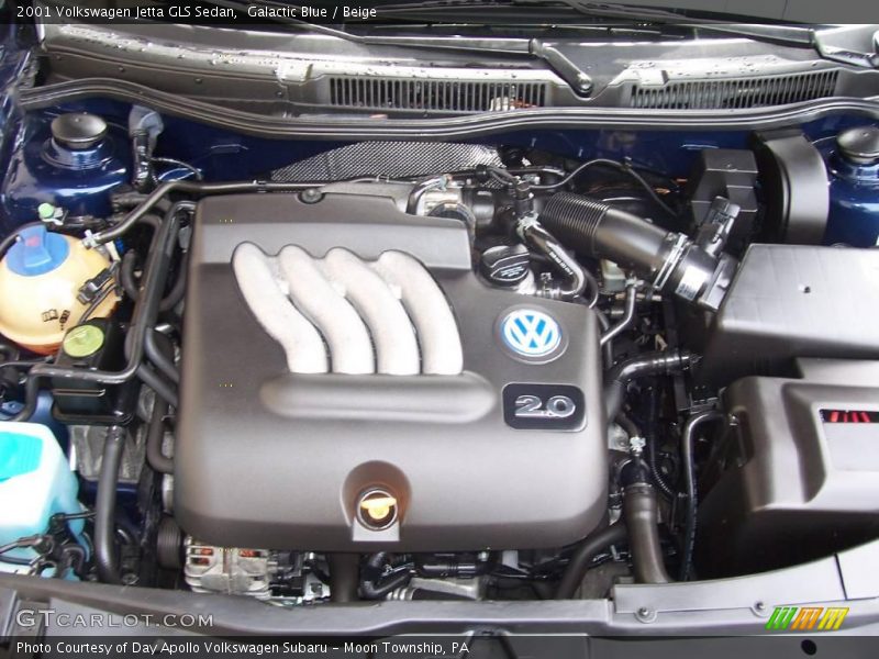 Galactic Blue / Beige 2001 Volkswagen Jetta GLS Sedan