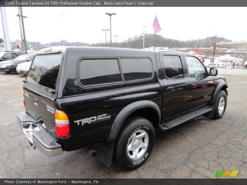 Black Sand Pearl / Charcoal 2003 Toyota Tacoma V6 TRD PreRunner Double Cab