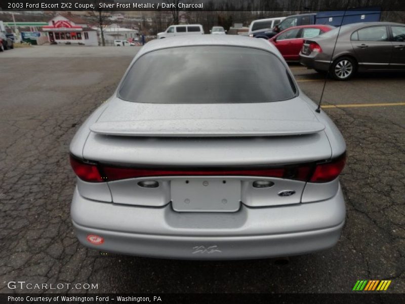 Silver Frost Metallic / Dark Charcoal 2003 Ford Escort ZX2 Coupe
