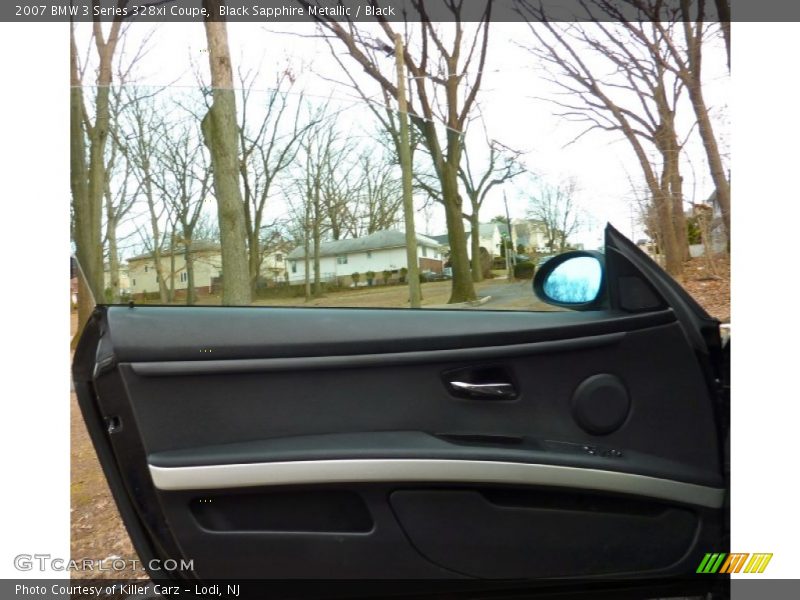 Black Sapphire Metallic / Black 2007 BMW 3 Series 328xi Coupe