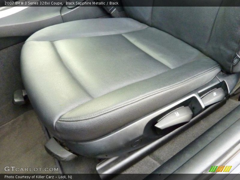 Black Sapphire Metallic / Black 2007 BMW 3 Series 328xi Coupe