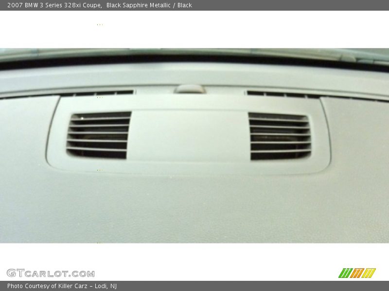 Black Sapphire Metallic / Black 2007 BMW 3 Series 328xi Coupe