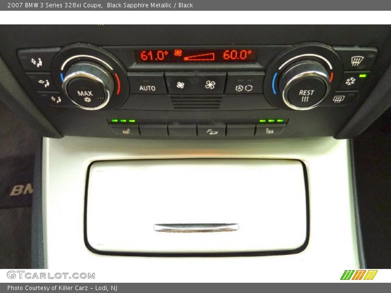 Black Sapphire Metallic / Black 2007 BMW 3 Series 328xi Coupe
