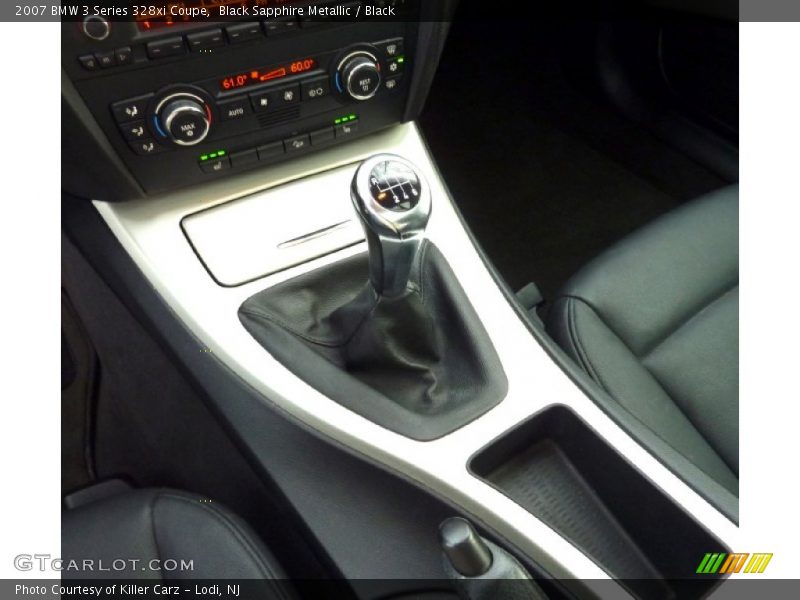Black Sapphire Metallic / Black 2007 BMW 3 Series 328xi Coupe