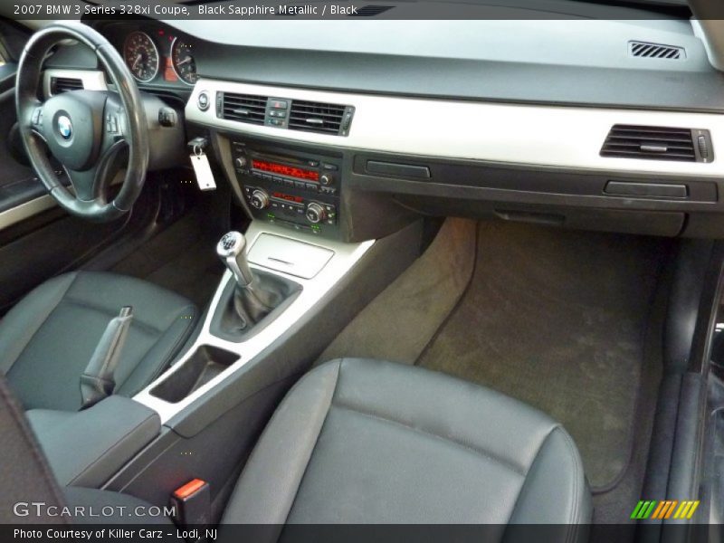 Black Sapphire Metallic / Black 2007 BMW 3 Series 328xi Coupe