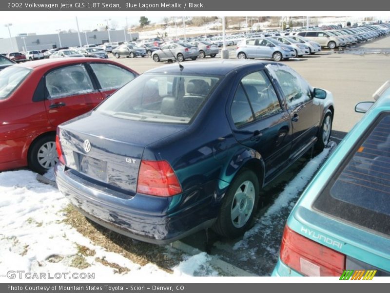 Blue Lagoon Metallic / Black 2002 Volkswagen Jetta GLS 1.8T Sedan