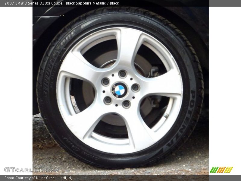 Black Sapphire Metallic / Black 2007 BMW 3 Series 328xi Coupe
