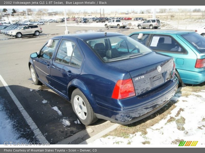 Blue Lagoon Metallic / Black 2002 Volkswagen Jetta GLS 1.8T Sedan