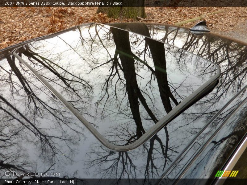 Black Sapphire Metallic / Black 2007 BMW 3 Series 328xi Coupe