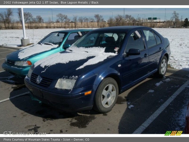 Blue Lagoon Metallic / Black 2002 Volkswagen Jetta GLS 1.8T Sedan