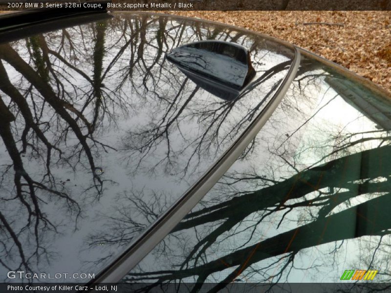 Black Sapphire Metallic / Black 2007 BMW 3 Series 328xi Coupe