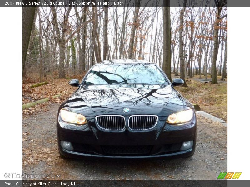 Black Sapphire Metallic / Black 2007 BMW 3 Series 328xi Coupe