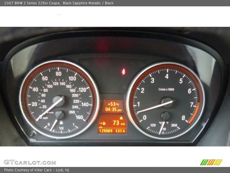 Black Sapphire Metallic / Black 2007 BMW 3 Series 328xi Coupe