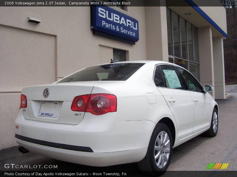 Campanella White / Anthracite Black 2006 Volkswagen Jetta 2.0T Sedan