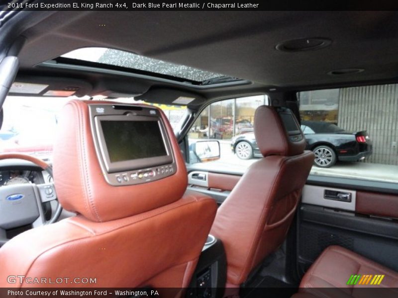 Dark Blue Pearl Metallic / Chaparral Leather 2011 Ford Expedition EL King Ranch 4x4