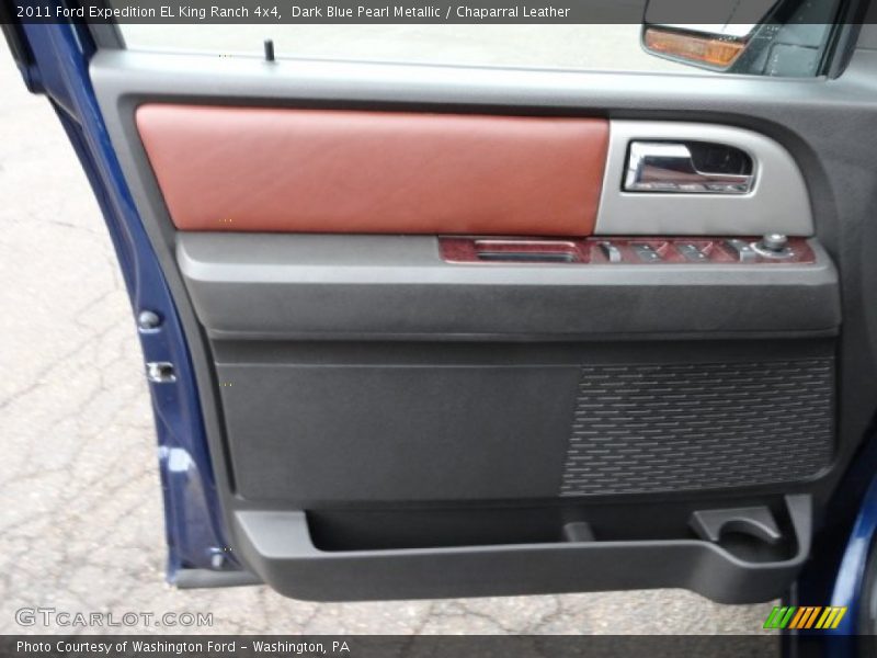 Dark Blue Pearl Metallic / Chaparral Leather 2011 Ford Expedition EL King Ranch 4x4