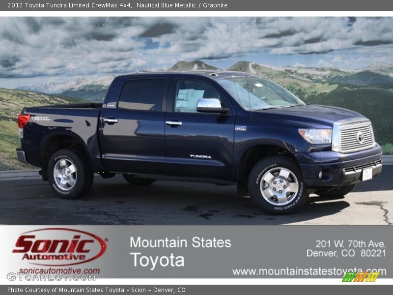 Nautical Blue Metallic / Graphite 2012 Toyota Tundra Limited CrewMax 4x4