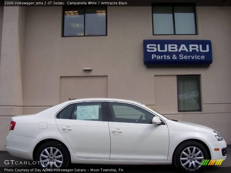 Campanella White / Anthracite Black 2006 Volkswagen Jetta 2.0T Sedan