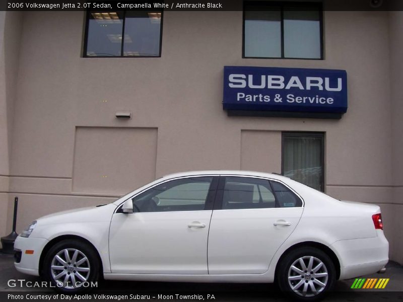 Campanella White / Anthracite Black 2006 Volkswagen Jetta 2.0T Sedan
