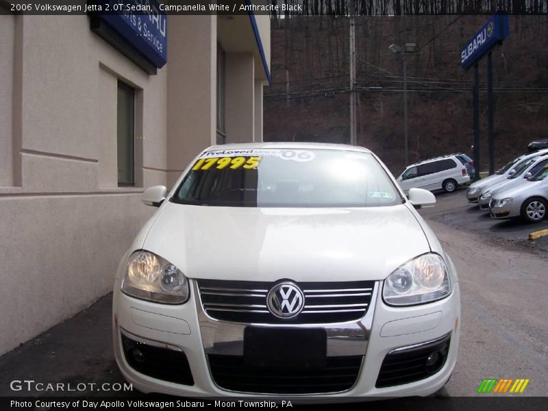 Campanella White / Anthracite Black 2006 Volkswagen Jetta 2.0T Sedan
