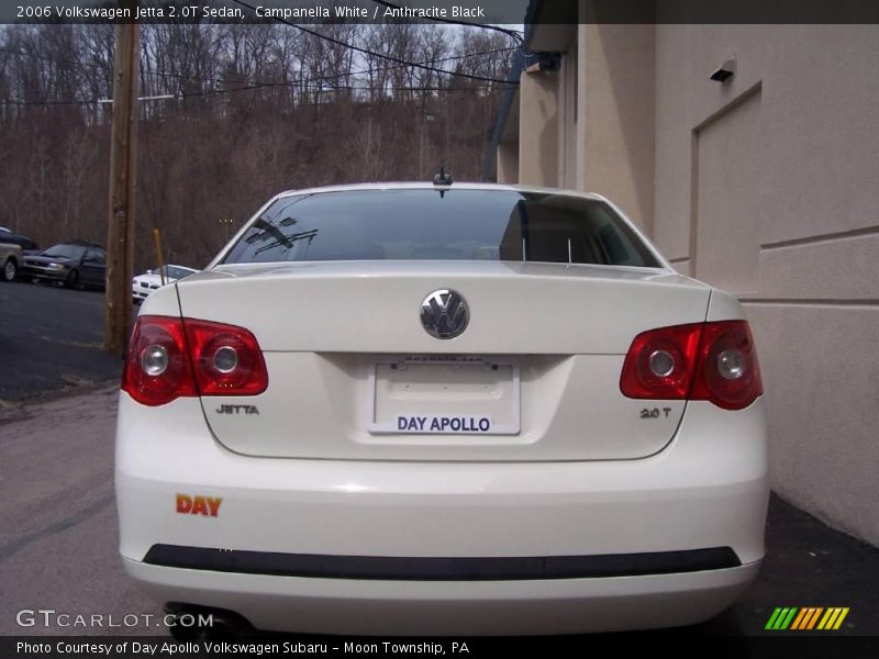 Campanella White / Anthracite Black 2006 Volkswagen Jetta 2.0T Sedan