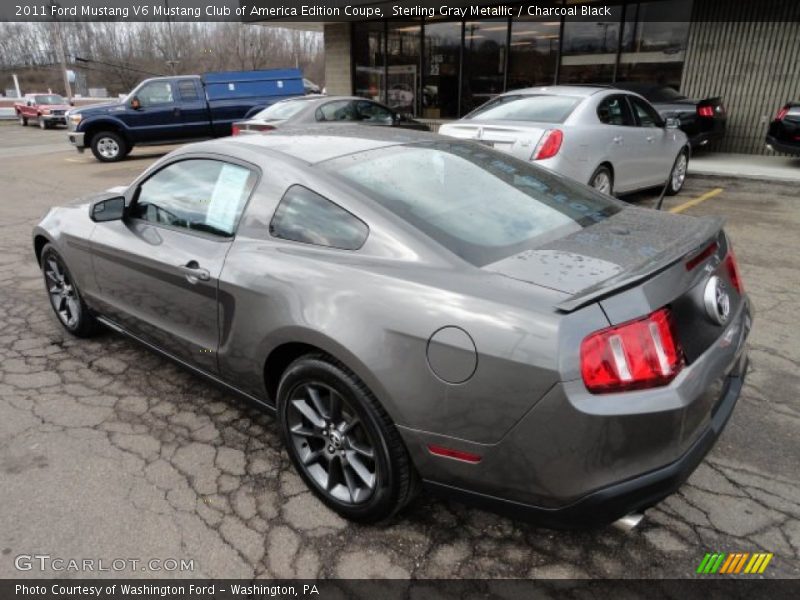 Sterling Gray Metallic / Charcoal Black 2011 Ford Mustang V6 Mustang Club of America Edition Coupe