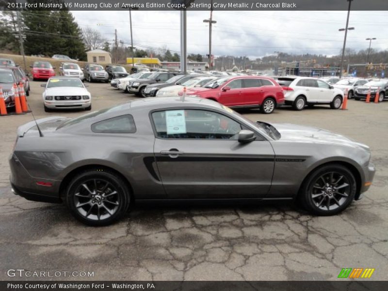 Sterling Gray Metallic / Charcoal Black 2011 Ford Mustang V6 Mustang Club of America Edition Coupe