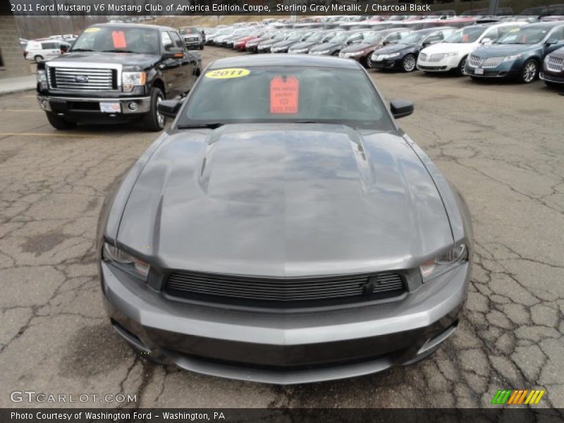 Sterling Gray Metallic / Charcoal Black 2011 Ford Mustang V6 Mustang Club of America Edition Coupe