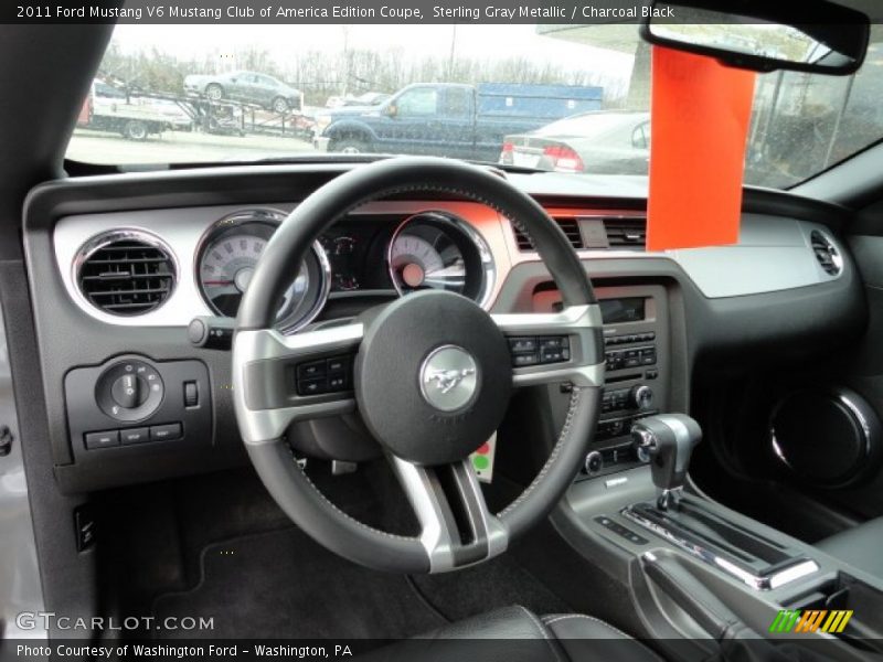 Sterling Gray Metallic / Charcoal Black 2011 Ford Mustang V6 Mustang Club of America Edition Coupe