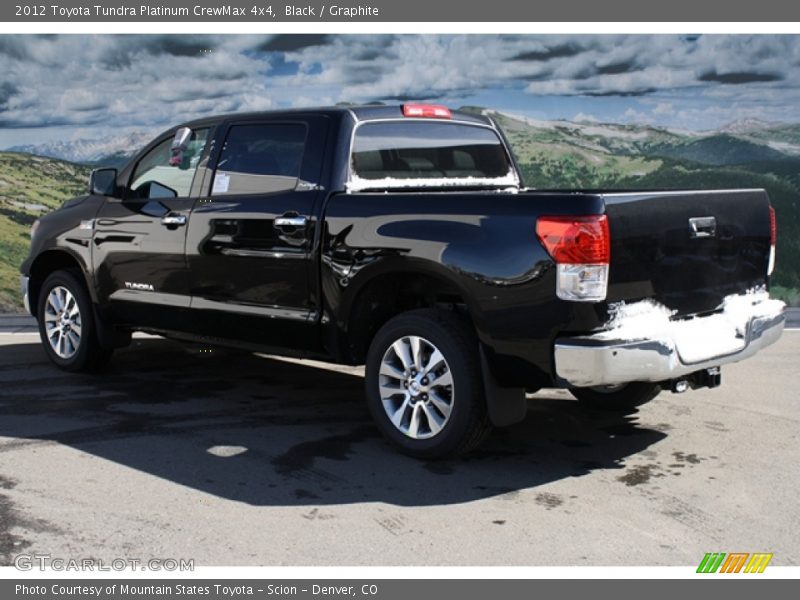 Black / Graphite 2012 Toyota Tundra Platinum CrewMax 4x4