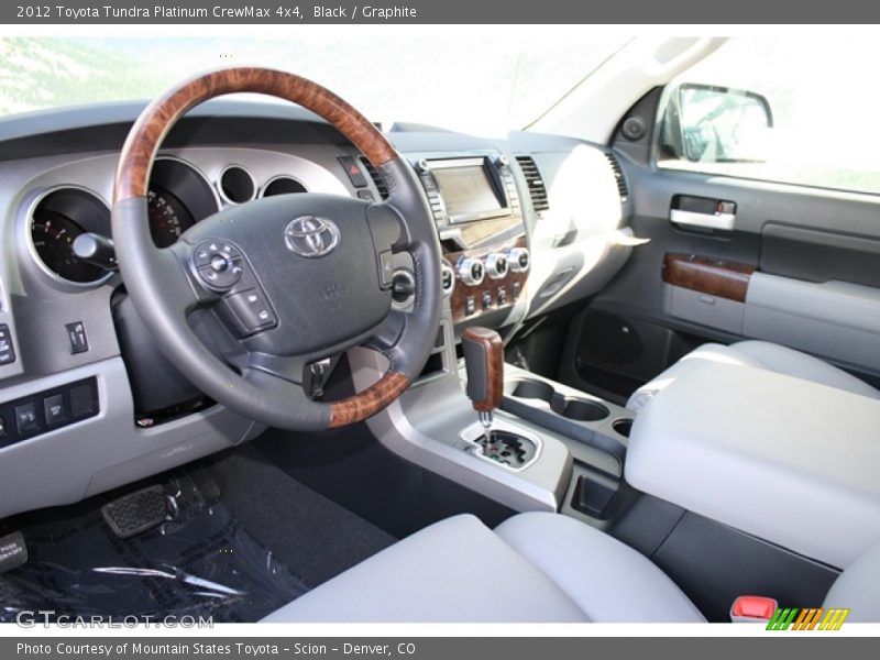 Graphite Interior - 2012 Tundra Platinum CrewMax 4x4 