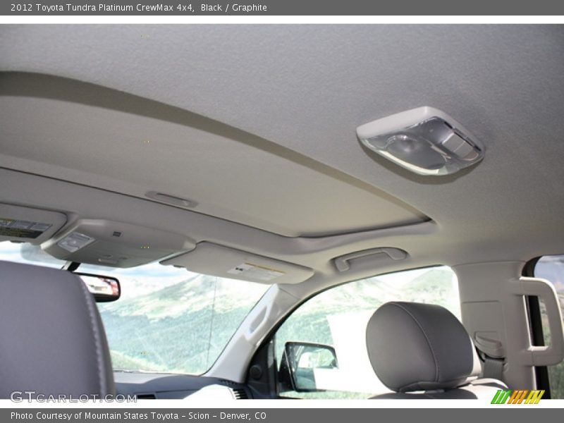 Black / Graphite 2012 Toyota Tundra Platinum CrewMax 4x4