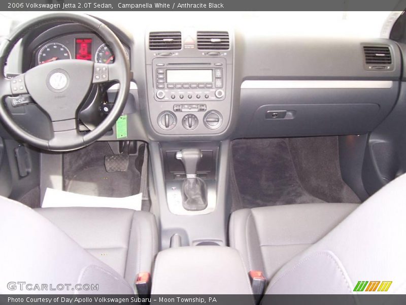 Campanella White / Anthracite Black 2006 Volkswagen Jetta 2.0T Sedan
