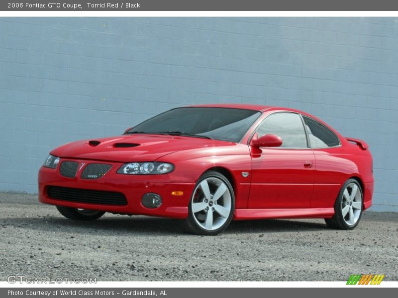 Torrid Red / Black 2006 Pontiac GTO Coupe