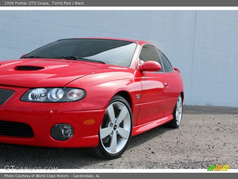 Torrid Red / Black 2006 Pontiac GTO Coupe