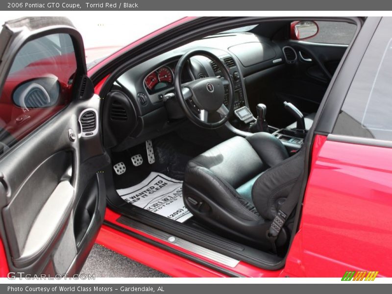 Torrid Red / Black 2006 Pontiac GTO Coupe