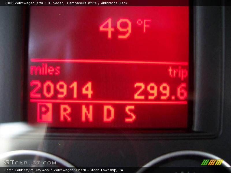 Campanella White / Anthracite Black 2006 Volkswagen Jetta 2.0T Sedan