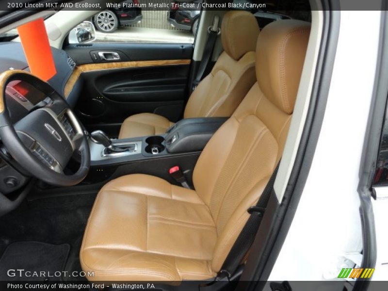  2010 MKT AWD EcoBoost Charcoal Black/Canyon Interior