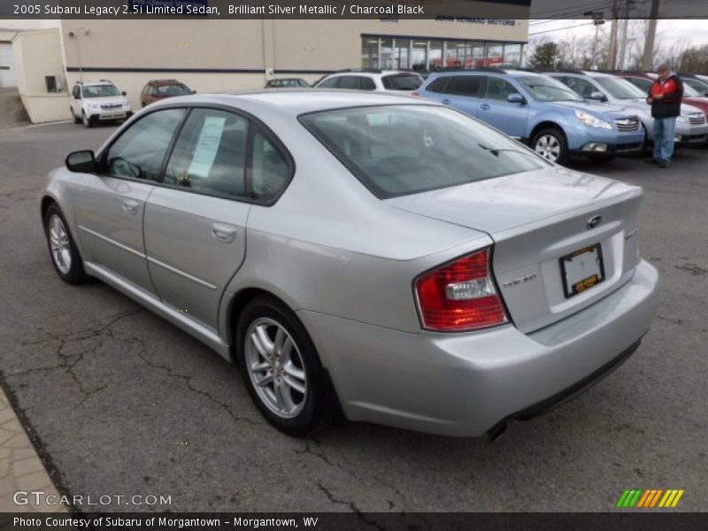Brilliant Silver Metallic / Charcoal Black 2005 Subaru Legacy 2.5i Limited Sedan
