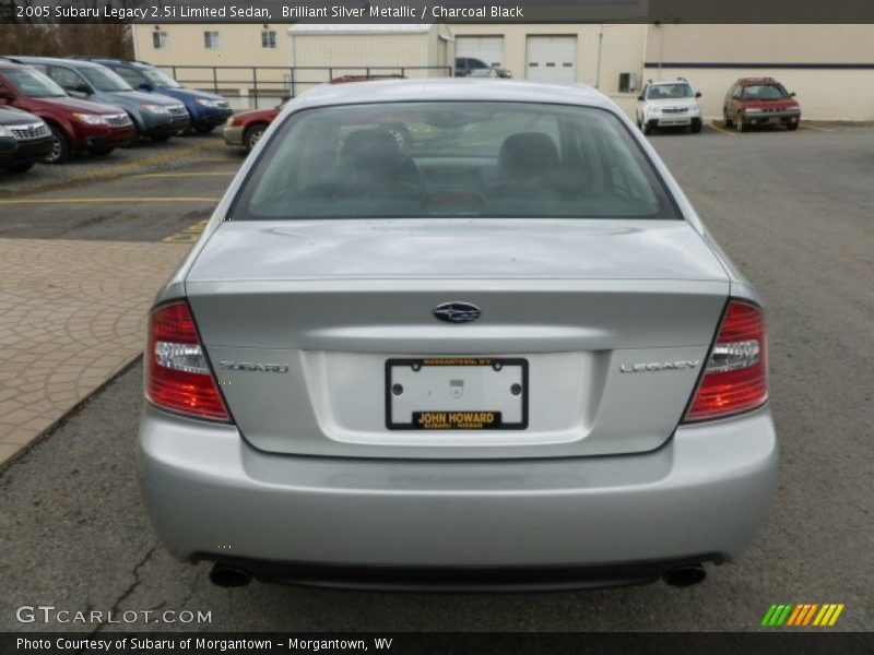 Brilliant Silver Metallic / Charcoal Black 2005 Subaru Legacy 2.5i Limited Sedan