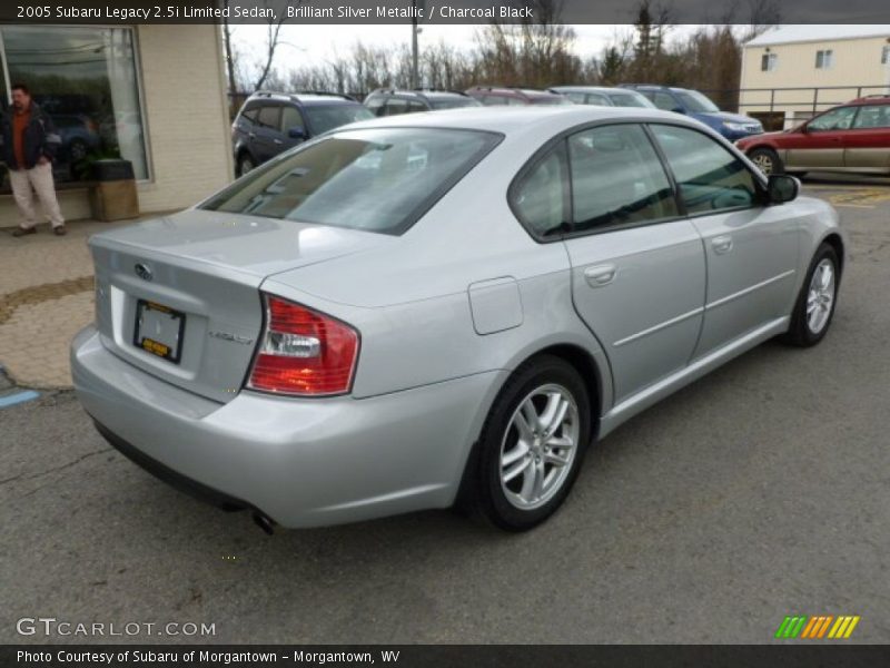 Brilliant Silver Metallic / Charcoal Black 2005 Subaru Legacy 2.5i Limited Sedan