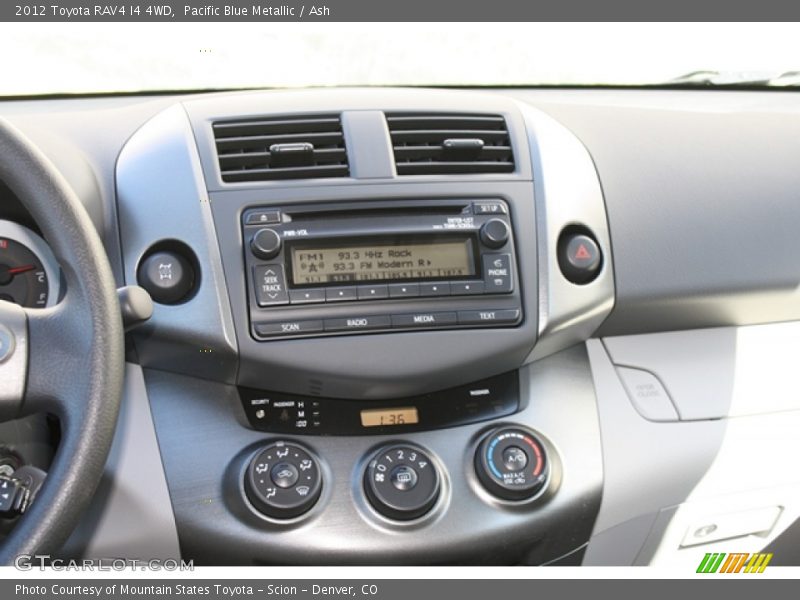 Pacific Blue Metallic / Ash 2012 Toyota RAV4 I4 4WD