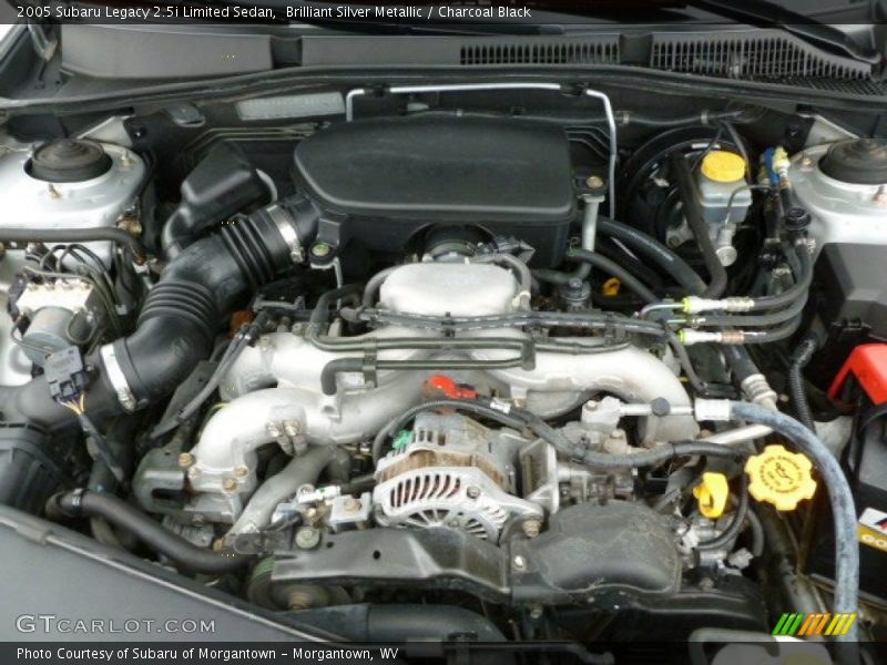 Brilliant Silver Metallic / Charcoal Black 2005 Subaru Legacy 2.5i Limited Sedan