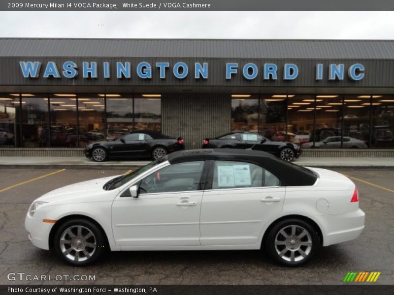 White Suede / VOGA Cashmere 2009 Mercury Milan I4 VOGA Package