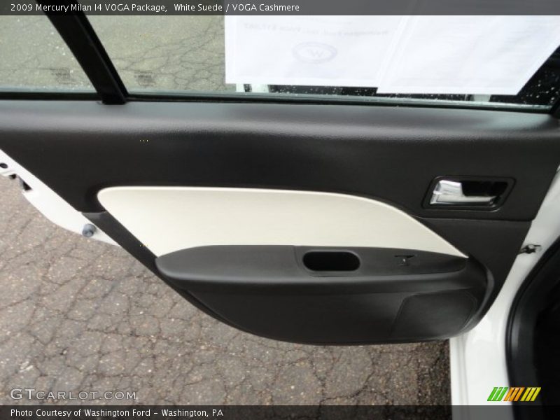 White Suede / VOGA Cashmere 2009 Mercury Milan I4 VOGA Package