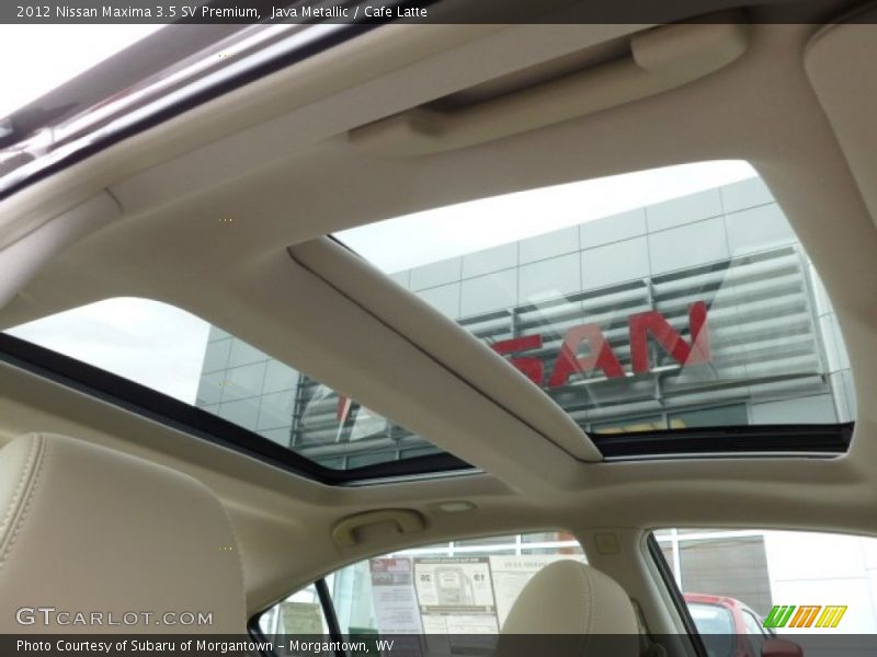 Sunroof of 2012 Maxima 3.5 SV Premium