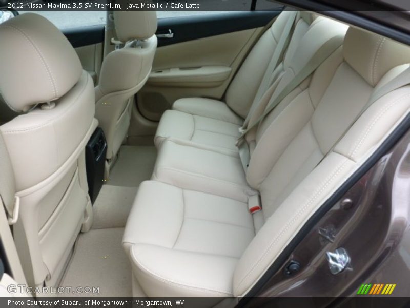 Rear Seat of 2012 Maxima 3.5 SV Premium