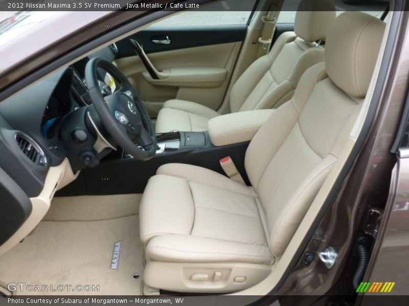 Front Seat of 2012 Maxima 3.5 SV Premium