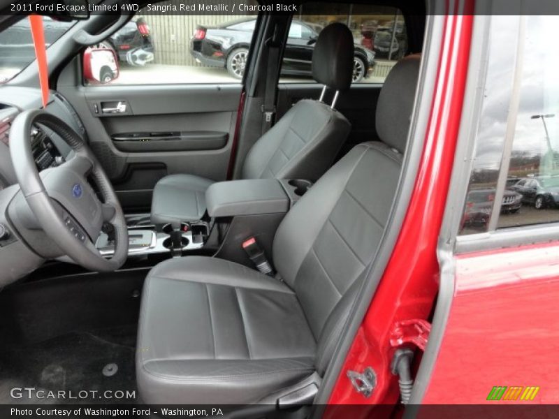Sangria Red Metallic / Charcoal Black 2011 Ford Escape Limited 4WD