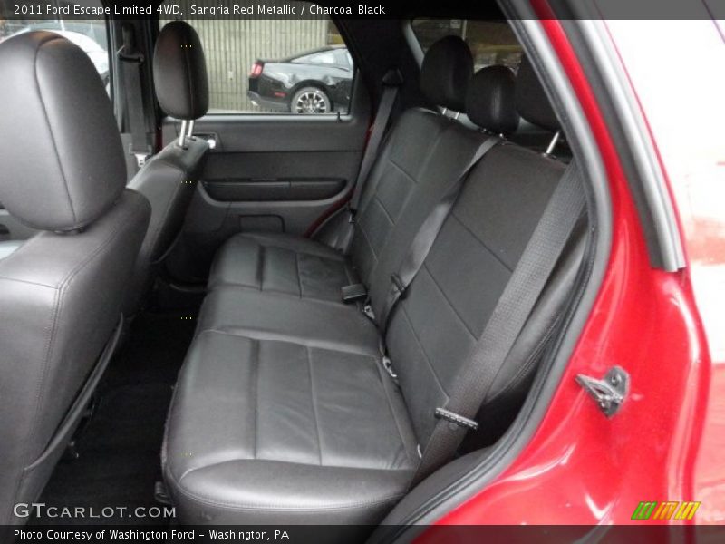 Sangria Red Metallic / Charcoal Black 2011 Ford Escape Limited 4WD